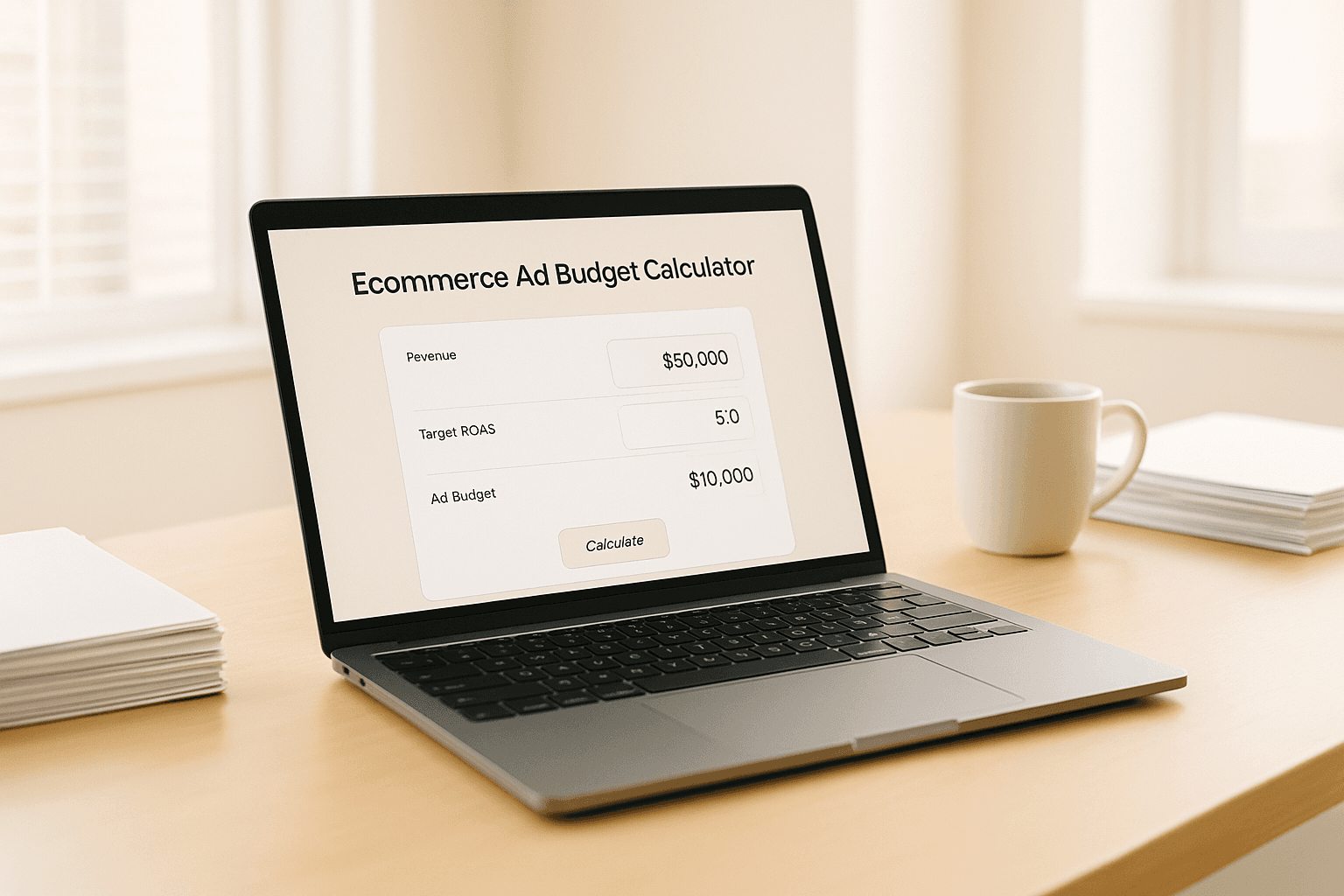 Ecommerce Ad Budget Calculator
