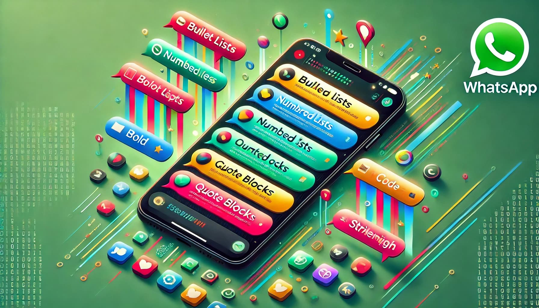 WhatsApp Facilite la Mise en Forme de Vos Textes : Liste à Puces, Citations, Code, et Plus Encore