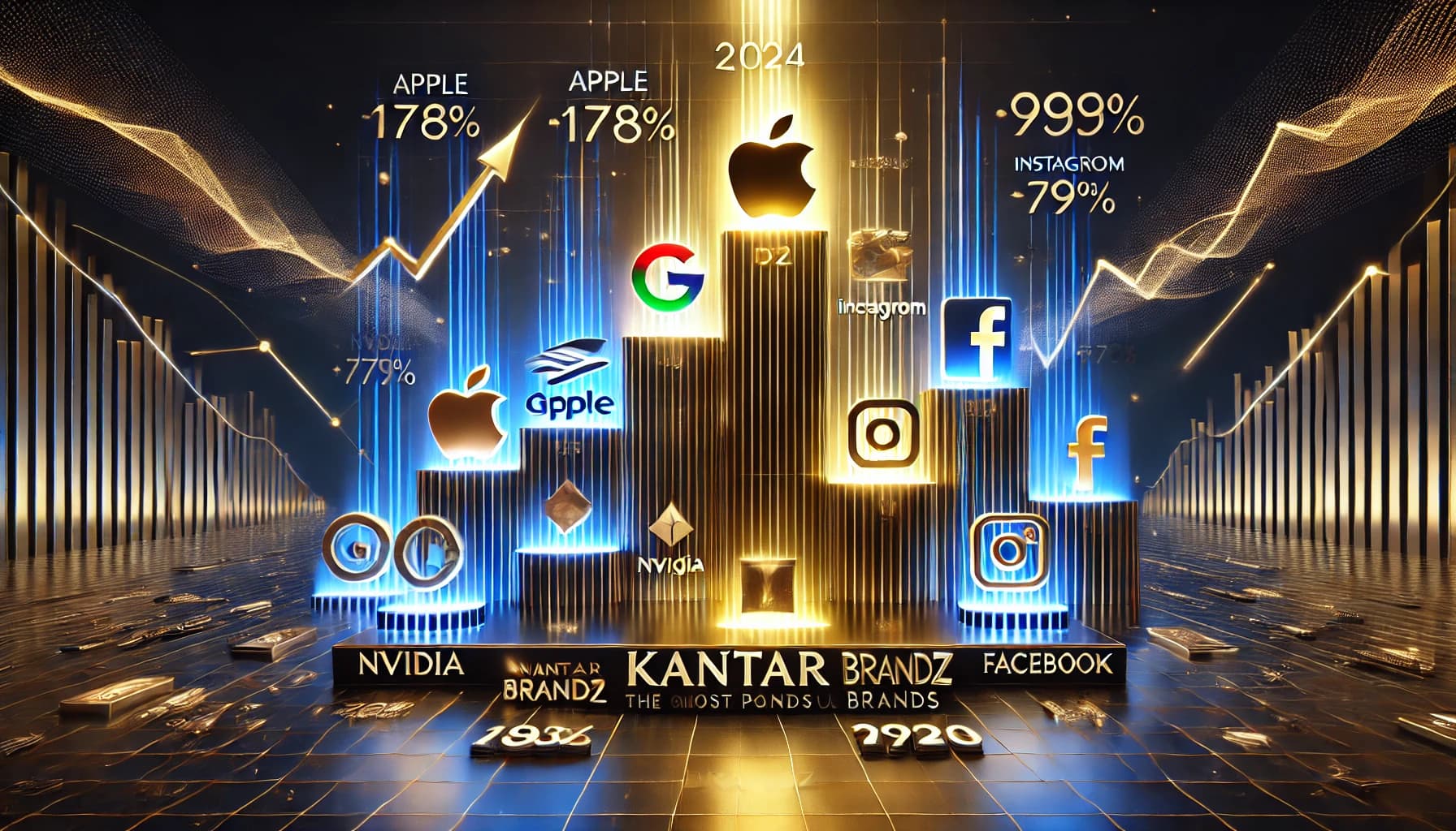 Les 100 marques les plus puissantes en 2024 : Apple domine, NVIDIA intègre le top 10