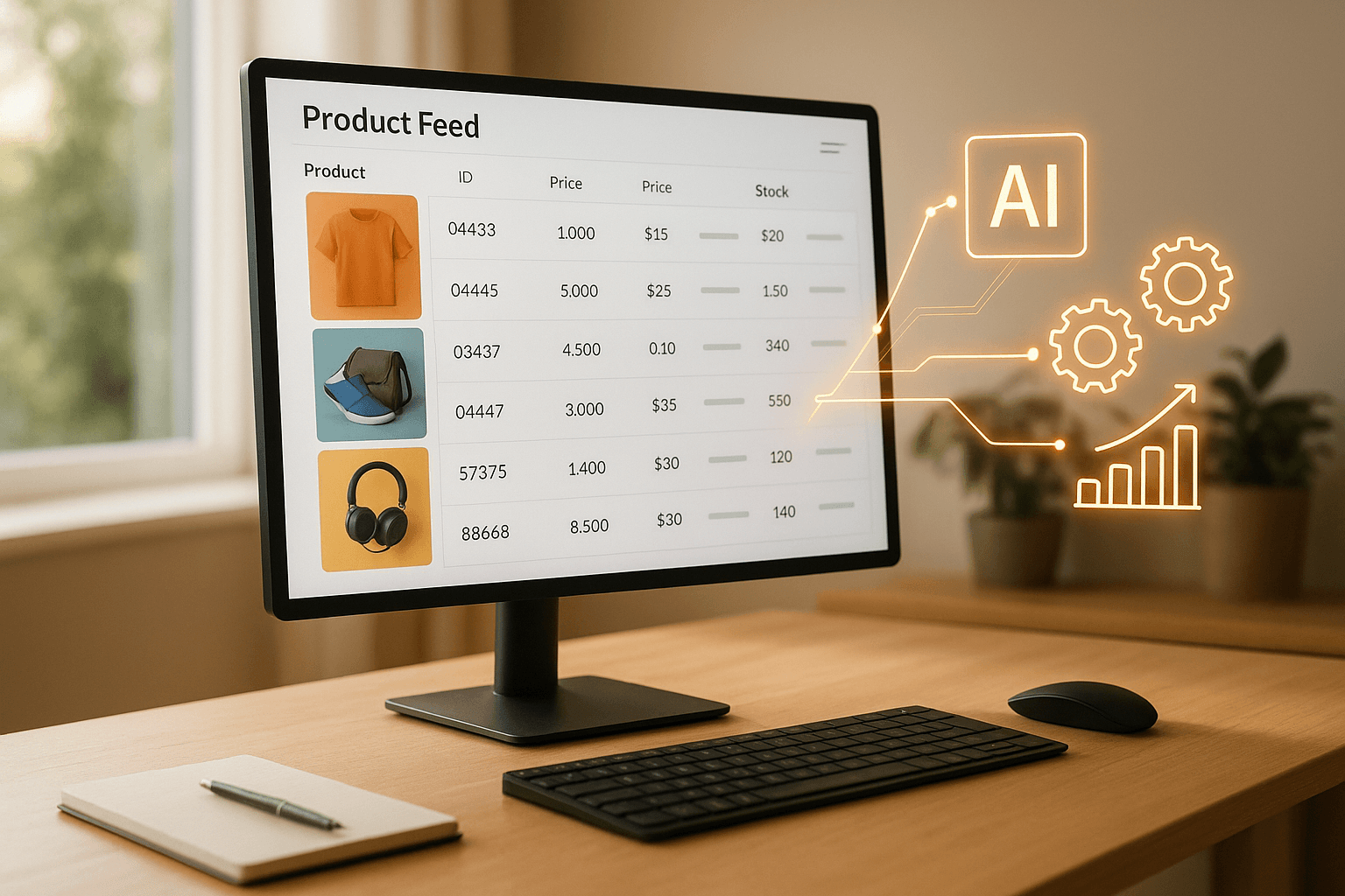 How AI Improves Product Feed Management