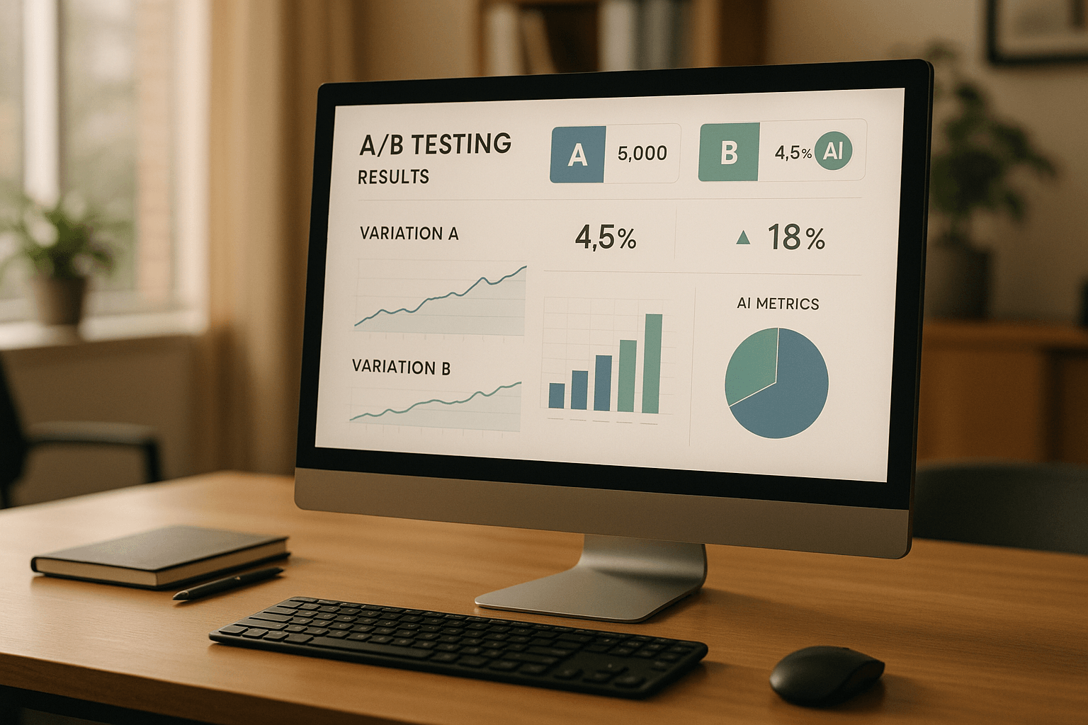 How AI Improves A/B Testing Results