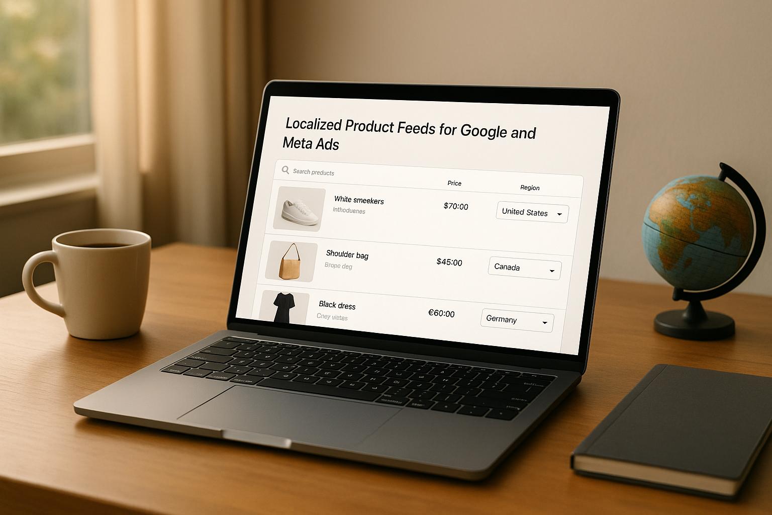 Localized Product Feeds for Google and Meta Ads
