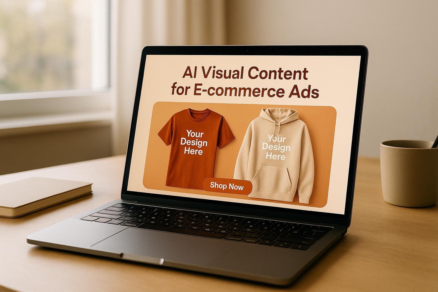 Contenu visuel IA pour les publicités e-commerce