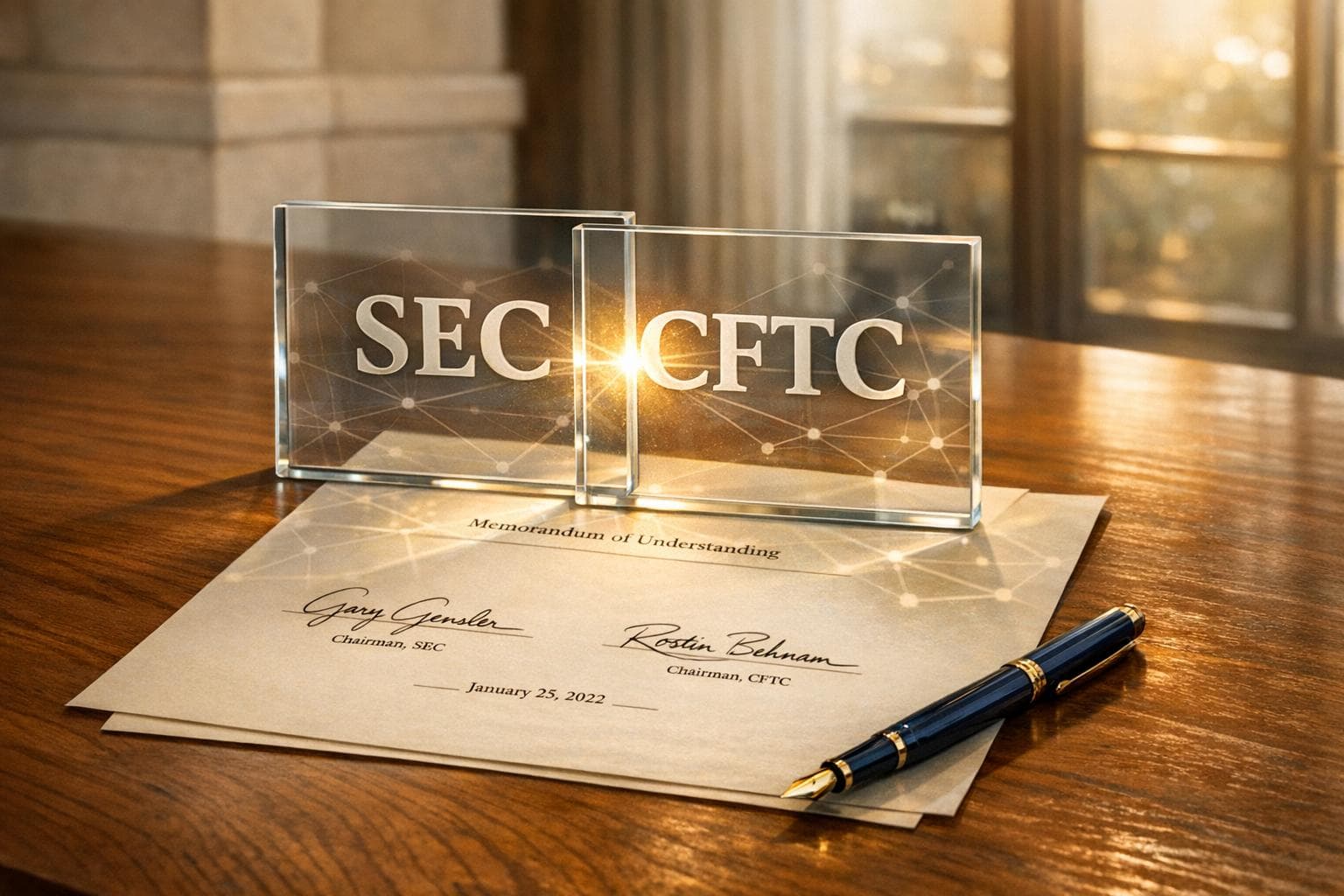 La SEC et la CFTC des États-Unis signent un protocole d'accord pour coordonner la régulation des actifs numériques